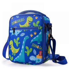 Lunch Bag for Kids Girls Insulated Lunch Bag with Shoulder Strap And Lunch Cooler Thermal Meal Lunch Tote Bag for School Travel Outdoor-Blue