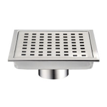 Shower Floor Drain Stainless Steel Floor Strainer-Brushed 15cm