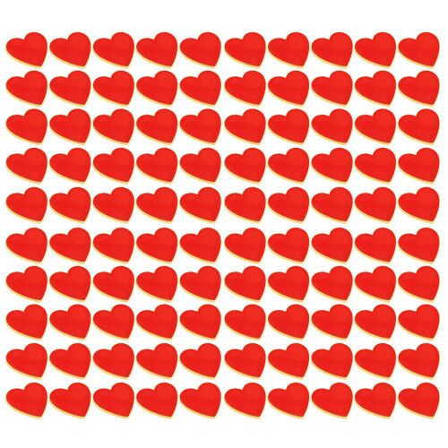 Broche polyvalente en forme de cœur, idéale pour diverses-Or 100