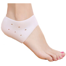 Plantar Fasciitis Sleeve with Targeted Arch Support and Cushioning Heel Relief Reusable White