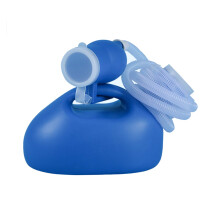 Male Urinal Bottle with Lid and 1.6m Tube, 2000ml Large Capacity Bedside Urinal for Elderly Men Camping Travel
