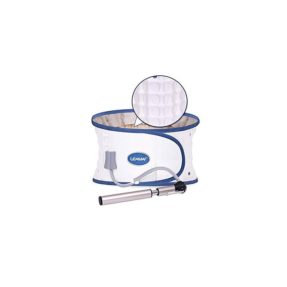 Back Support Belt with Adjustable Lumbar Decompression, Inflatable Traction and Pain Relief 31.549.5in
