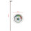 50cm Stainless Steel Compost Soil Thermometer with ‑Precision Sensor and Wide Range 2