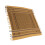 Shemagh Scarf Cotton A5 Deep Wolf Brown Arab 3