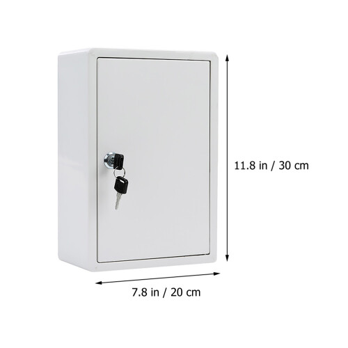 Versatile White Wall Mount Milk Case for Home Storage 1