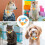 1Pc Adjustable Woolen Yarn Cat Collar Cute Knitted Pet Neck Decor 3