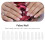 Durable Transparent Nail Tips ABS Artificial Nail Decorations 5