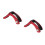 2Stk Ergonomischer Gitarrenhalter Rot Mit Gepolstertem 6