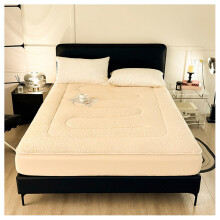 Soft Sherpa Mattress Topper Queen, Plush Quilted Mattress Pad with 11Inch Deep Pocket Fit for AllSeason Comfort