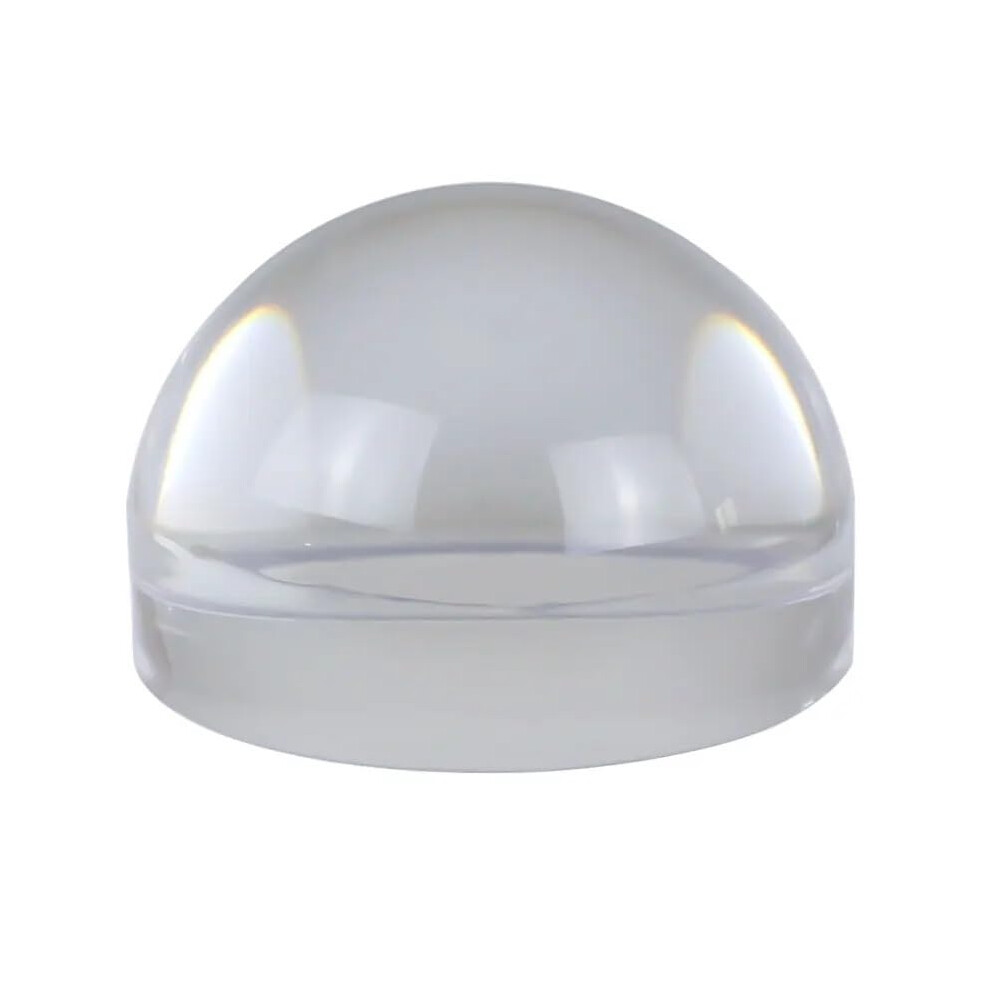Desktop Magnifier Acrylic Paperweight Magnifying Glass 80mm Clear Optical Lens for Reading Documents