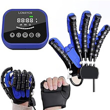 Hand Rehabilitation Robot Gloves for Stroke Recovery, Touch Screen Control, Adjustable Pneumatic Intensity, Mirror Training Mode