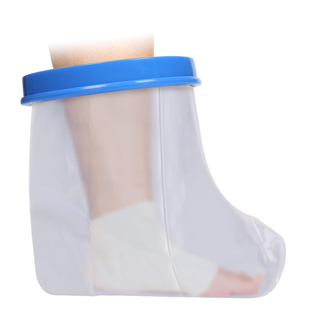 Waterproof Cast Cover for Adult Foot and Ankle, Reusable Shower Protector, Latex Durable Design