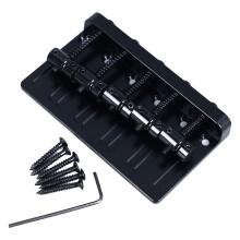 5-String Bass Bridge Iron/Zinc Alloy Black