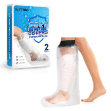 Waterproof Leg Cast Cover for Shower with Comfortable Elastic Fit and Reusable Durable Design