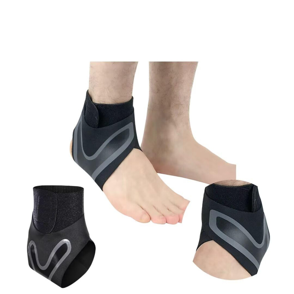 Breathable Neoprene Adjustable Compression Ankle Brace Support for Men and Women