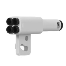 ABS PTFE Tube Extension Adapter Sturdy ABS PTFE Connectors For