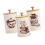 Bamboos Lid Coffee Teas Sugar Jar Practical Storage Canister 1