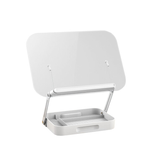 Variable Position Acrylic Book Holder With Stable Design And-A