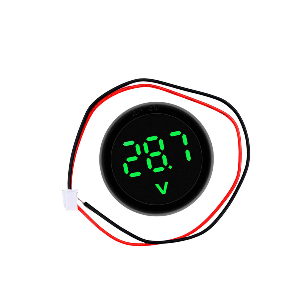 Compact Abs Digital Voltmeter 2 Wire Connection Accurate-Green 7704001116755