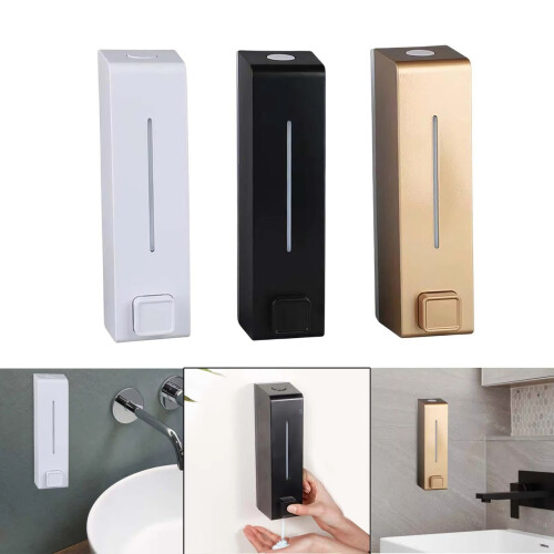 Space Saving Wall Mount Soap Dispenser With Precise-White 2