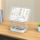Variable Position Acrylic Book Holder With Stable Design And-A 5