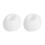 (S, White) 1 Pair Ear Tips Soft Silicone Avoid Falling Off Replacement Earbuds Plugs Cover Compatible Huawei Freebuds 4i 1