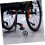 2pcs Wheelchair Replacement Front Wheels Grey Solid Rubber with Durable Iron Core and Smooth Rolling Performance 2
