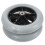 2pcs Wheelchair Replacement Front Wheels Grey Solid Rubber with Durable Iron Core and Smooth Rolling Performance 1