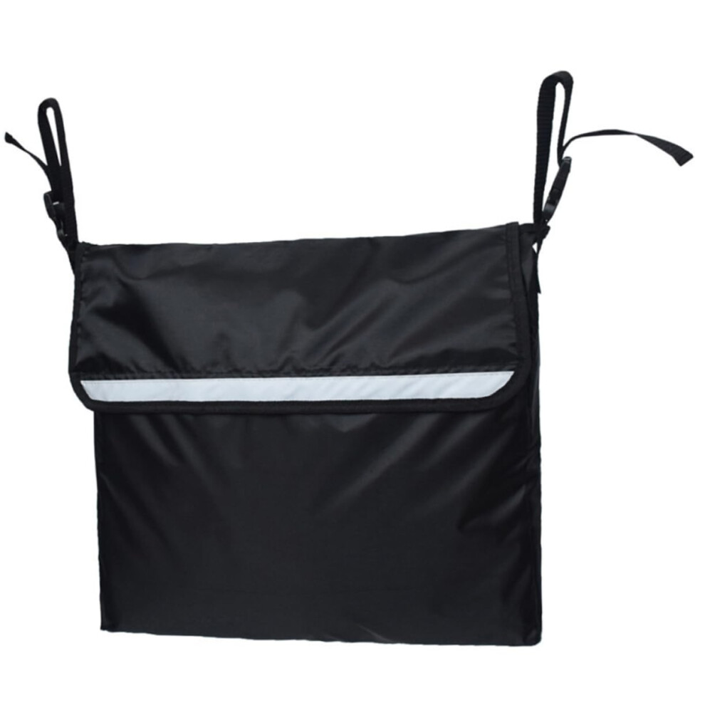 Wheelchair Side Bag with Adjustable Straps, Easy Access Storage Organizer for Rollators and Mobility Aids