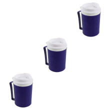 Spill Proof Cup for Elderly with Ergonomic EasyGrip Handle, Insulated Drinking Mug for Disabled Adults