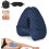 Memory Foam Hip Alignment Pillow for Side Sleepers, Sciatica Relief and Better Sleep (Navy) 1