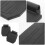 Universal Wheelchair Footrest Replacement, 2pcs Elevating Leg Rest for Comfortable Support and Travel 5