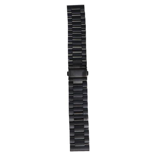 1Bracelet Montre Quick Release Acier Noir Style Luxe Durable