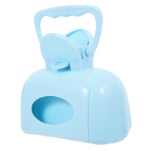 Robuster Hundekotgreifer Mit Abfallstation ABS Himmelblau