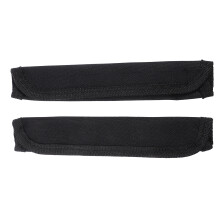 2Pcs Black Weight-Bearing Shoulder Pads for Backpack and Guitar Straps