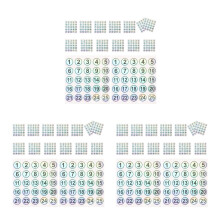 Étiquettes Numérotées En PVC Auto-Adhésives Étanches