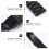 1Bracelet Montre Quick Release Acier Noir Style Luxe Durable 5