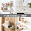White Foldable Wall Shelf ABS Bathroom Towel Toothbrush Organizer 6