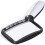 Rectangular Reading Magnifier with 5 Led Lights, 2 Intensity Modes And 2x Magnification 1