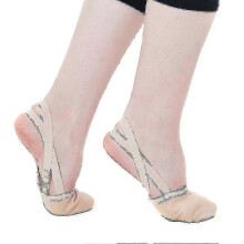 (M) Soft Rhythmic Gymnastics Toe Shoes Elastic Dance Feet Protection Shoes-Good