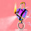 Permanent Match Lighter Heart Shaped Refillable Kerosene Keychain with LED Light Waterproof Red Gift 2