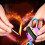 Permanent Match Lighter Heart Shaped Refillable Kerosene Keychain with LED Light Waterproof Red Gift 3