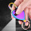 Permanent Match Lighter Heart Shaped Refillable Kerosene Keychain with LED Light Waterproof Red Gift 4