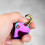 Permanent Match Lighter Heart Shaped Refillable Kerosene Keychain with LED Light Waterproof Red Gift 5