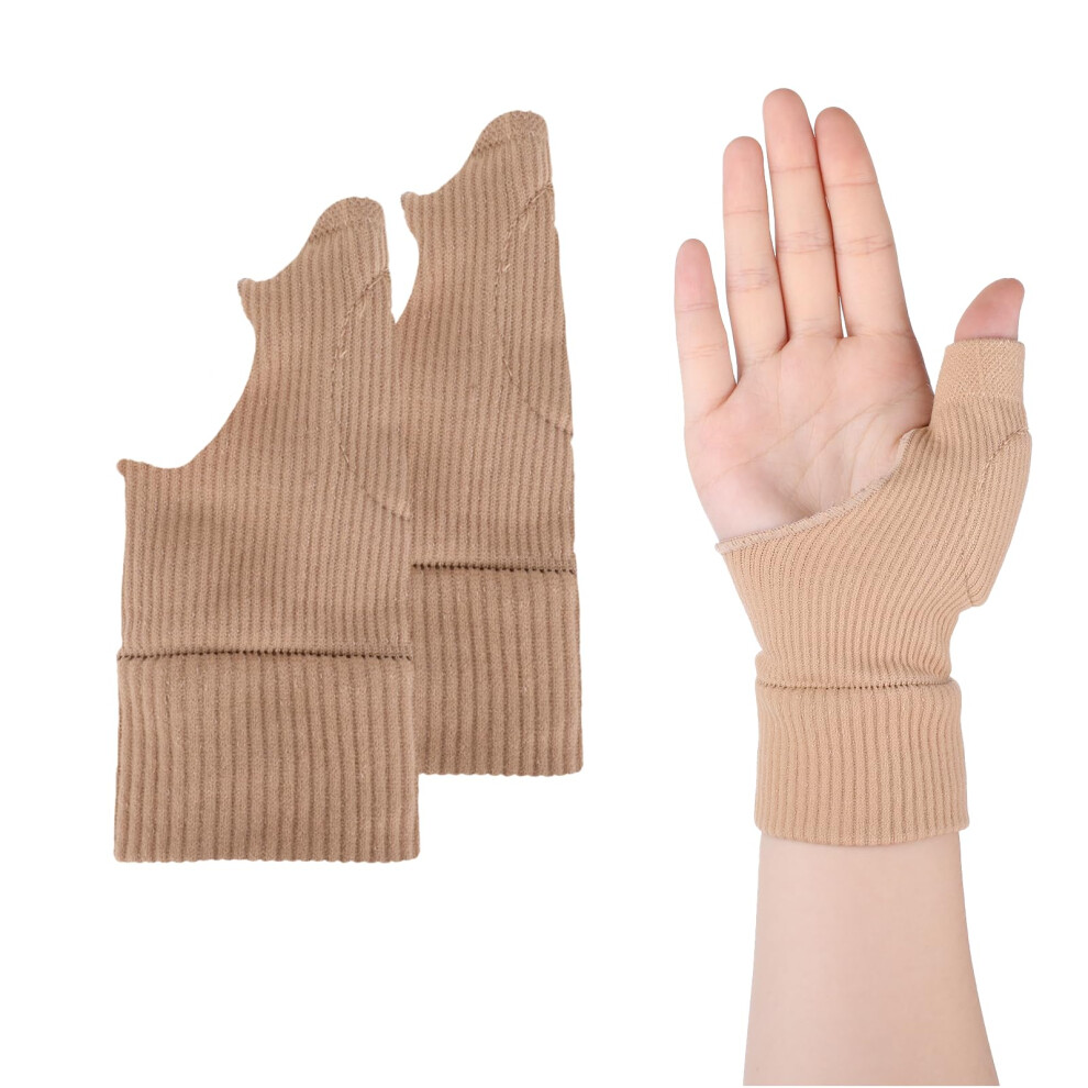 Thumb Compression Sleeve and Wrist Brace for Arthritis Pain Relief, Breathable Nylon Support for Men and Women