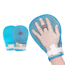 Breathable Hand Restraint Gloves for Dementia Patients, Adjustable Safety Mitts for Elderly Care