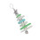 Sea Glass Christmas Tree Ornament, 6.2x3.1 cm 14