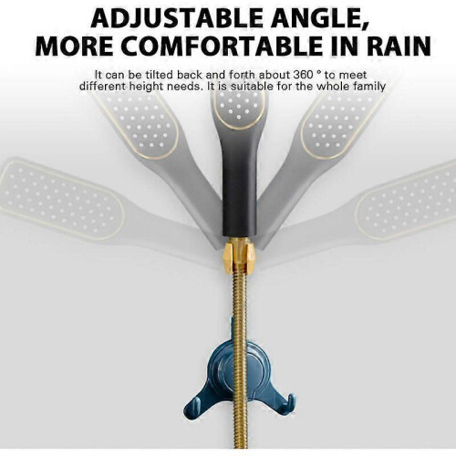 Universal Adjustable Punch-Free Handheld Shower Holder Bathroom Shower Bracket，Fonepro 2