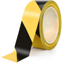 Warning Tape 33 x 5cm PVC Marking Tape Yellow and Black Barrier Tape Protective Adhesive Tape Danger Areas Adhesive Tape，Eternal
