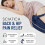 (green) Knee pillow for side lying, orthopedic pillow with memory foam white 2
